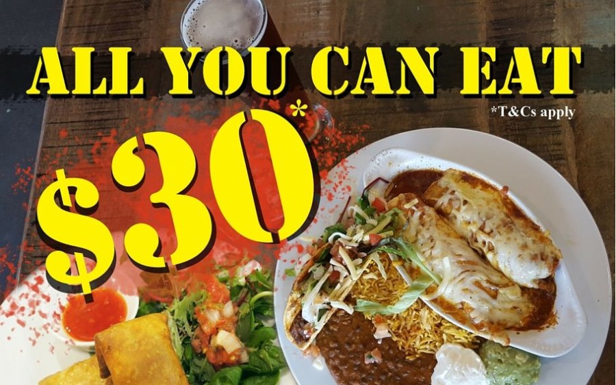 Monday Night All-You-Can-Eat IndiMex Sampler Deal!